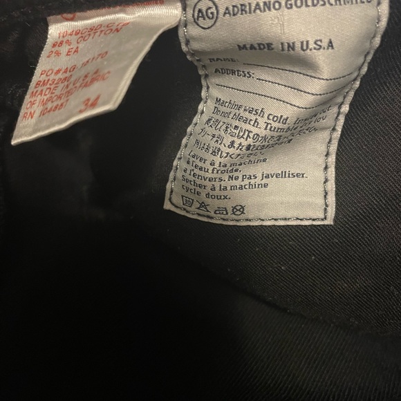 Men’s AG Adriano Goldschmied The Protégé Straight Leg Jeans - Picture 6 of 8